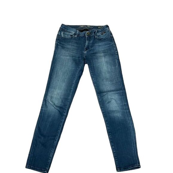 Mari Gold Women's Adrianna Mid Rise Skinny Jeans Size 25 - Picture 2 of 12